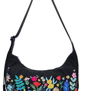 Nylon Crescent Bag - Casual Shoulder Crossbody with Adjustable Strap & Dual Inte